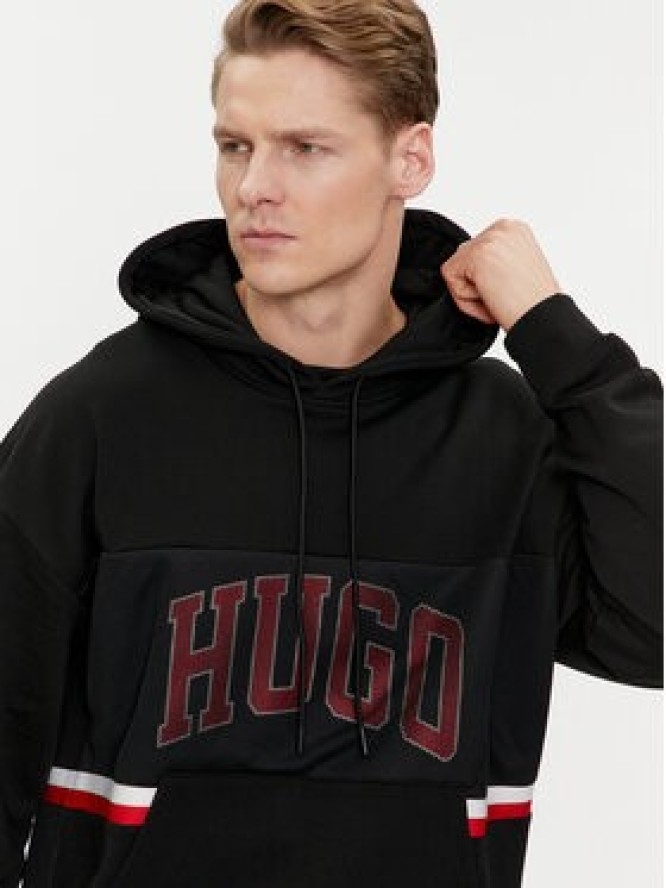 Hugo Bluza Danody 50510166 Czarny Relaxed Fit