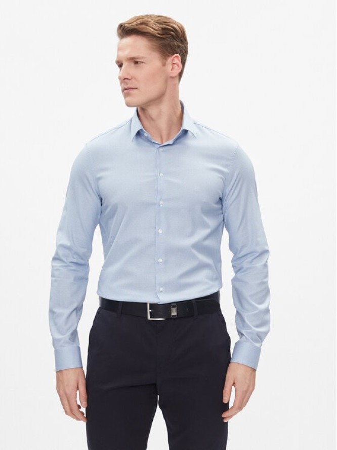 Calvin Klein Koszula K10K112305 Błękitny Slim Fit