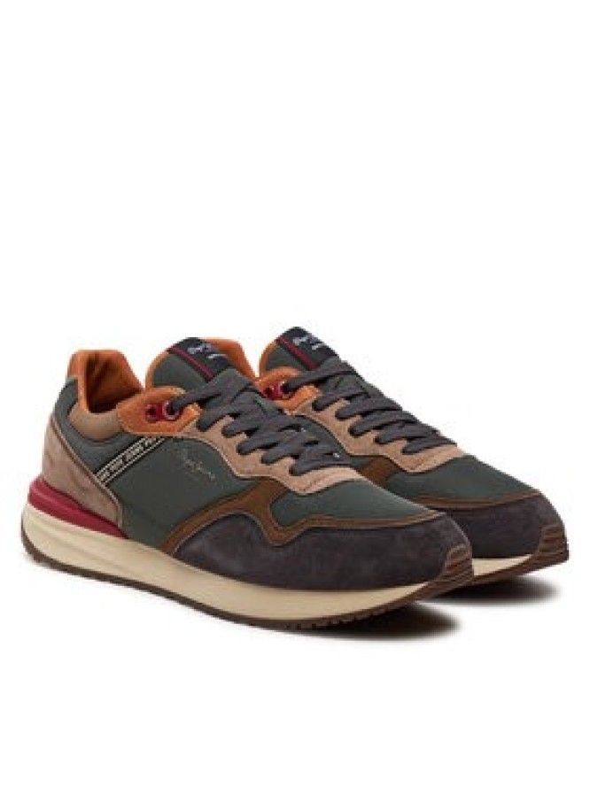 Pepe Jeans Sneakersy Buster Pro M PMS60027 Khaki