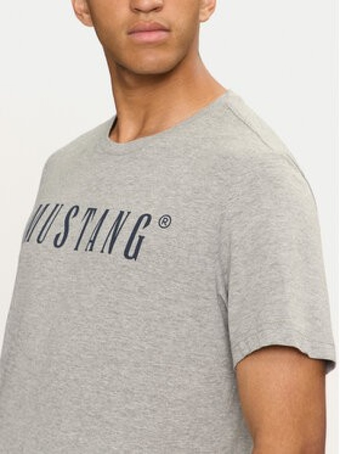 Mustang T-Shirt Austin 1014695 Szary Regular Fit