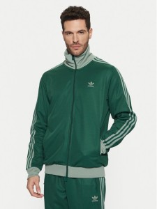 adidas Bluza adicolor Classics Beckenbauer JP2520 Zielony Slim Fit