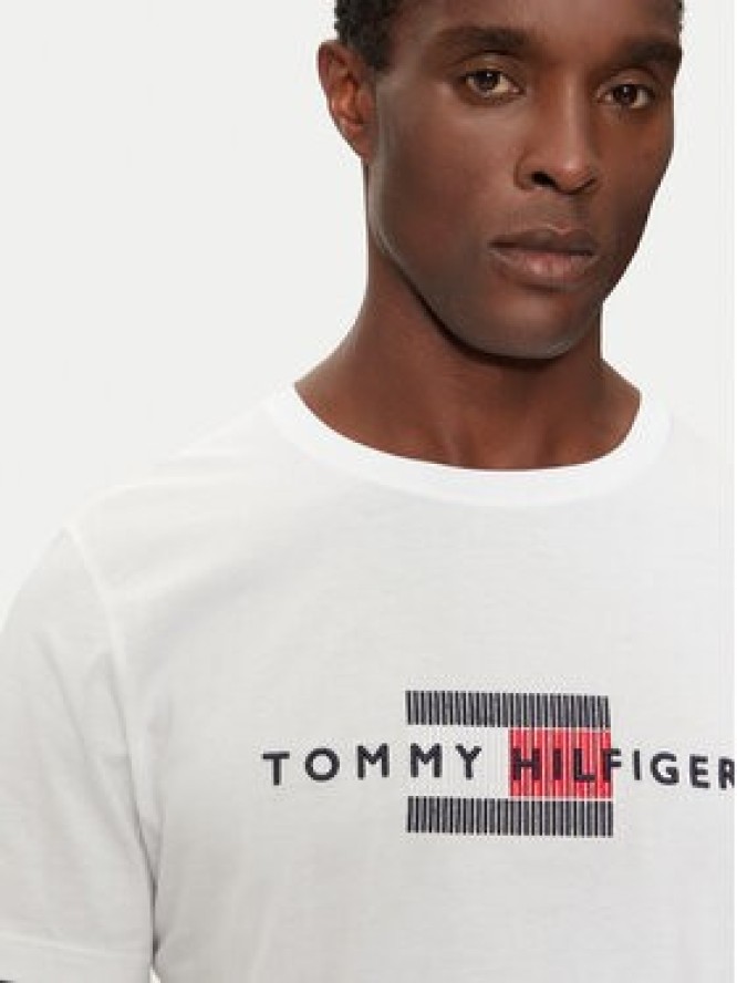 Tommy Hilfiger T-Shirt MW0MW36455 Biały Regular Fit