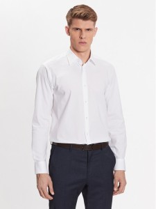 Boss Koszula 50473265 Biały Regular Fit