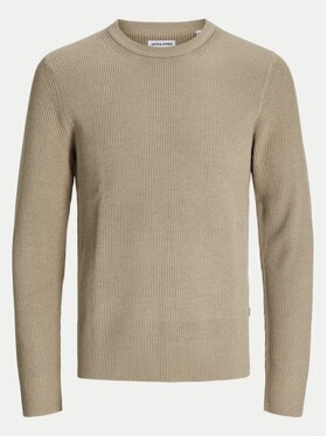 Jack&Jones Sweter Perfect 12257771 Beżowy Regular Fit