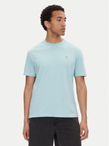 Calvin Klein Jeans T-Shirt Painted J30J327523 Zielony Regular Fit