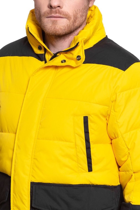 LEE MID PUFFER JACKET LEMON ZEST L87YUNMM