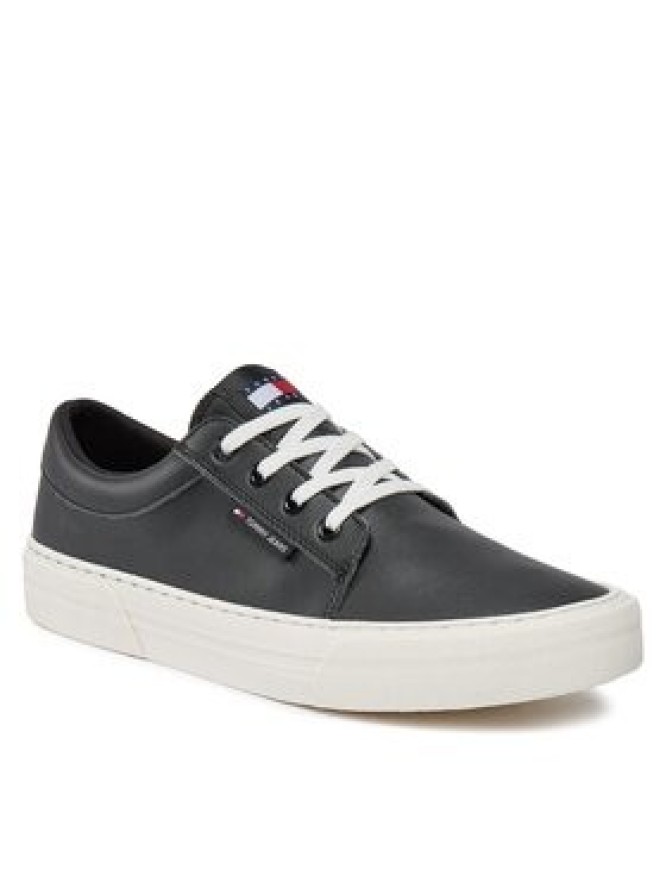 Tommy Jeans Sneakersy Tjm Vulc. Skate Derby Ess EM0EM01400 Czarny