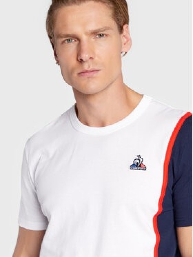 Le Coq Sportif T-Shirt 2220286 Biały Regular Fit