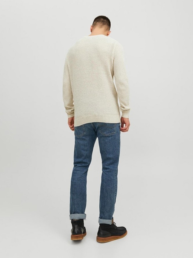 Jack & Jones Sweter w kolorze kremowym rozmiar: S