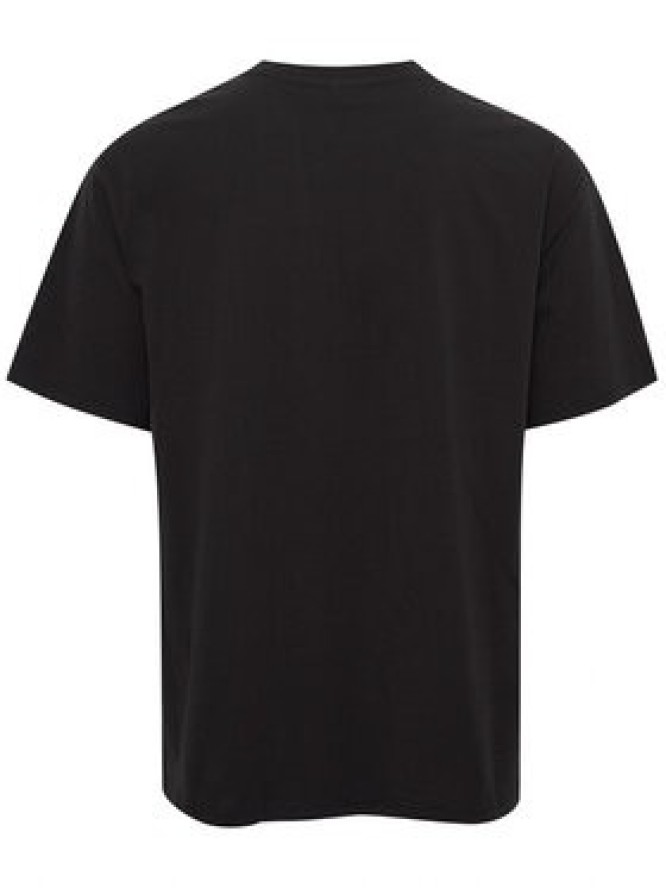 Solid T-Shirt 21107529 Czarny Regular Fit