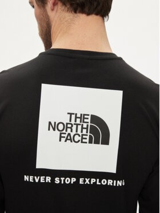 The North Face Longsleeve Redbox NF0A87NN Czarny Regular Fit