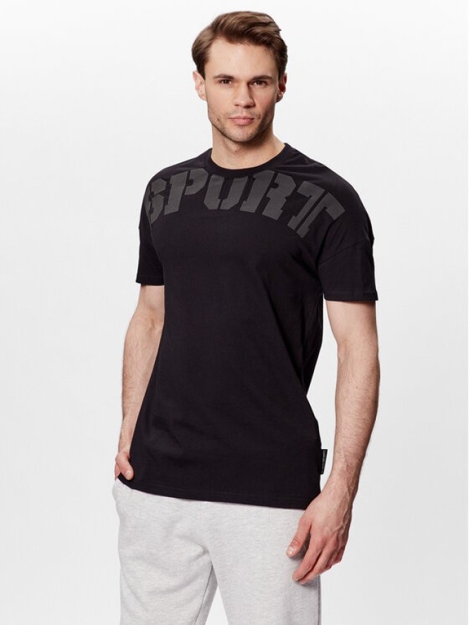 Plein Sport T-Shirt SACC MTK6031 SJY001N Czarny Regular Fit