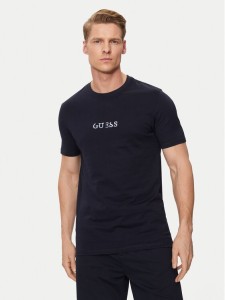 Guess T-Shirt M4GI92 I3Z14 Niebieski Slim Fit