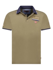 Geographical Norway Koszulka polo "Kara" w kolorze khaki rozmiar: L