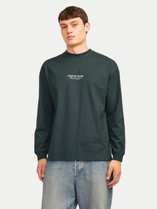 Jack&Jones Longsleeve Vesterbro 12251775 Zielony Loose Fit