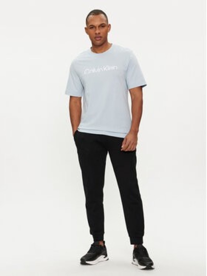 Calvin Klein Performance T-Shirt 00GMS4K190 Błękitny Regular Fit