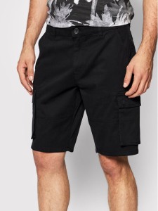 Only & Sons Szorty materiałowe Cam 22016689 Czarny Regular Fit