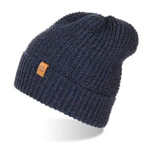 Czapka męska zimowa beanie granatowa Brodrene CZ14