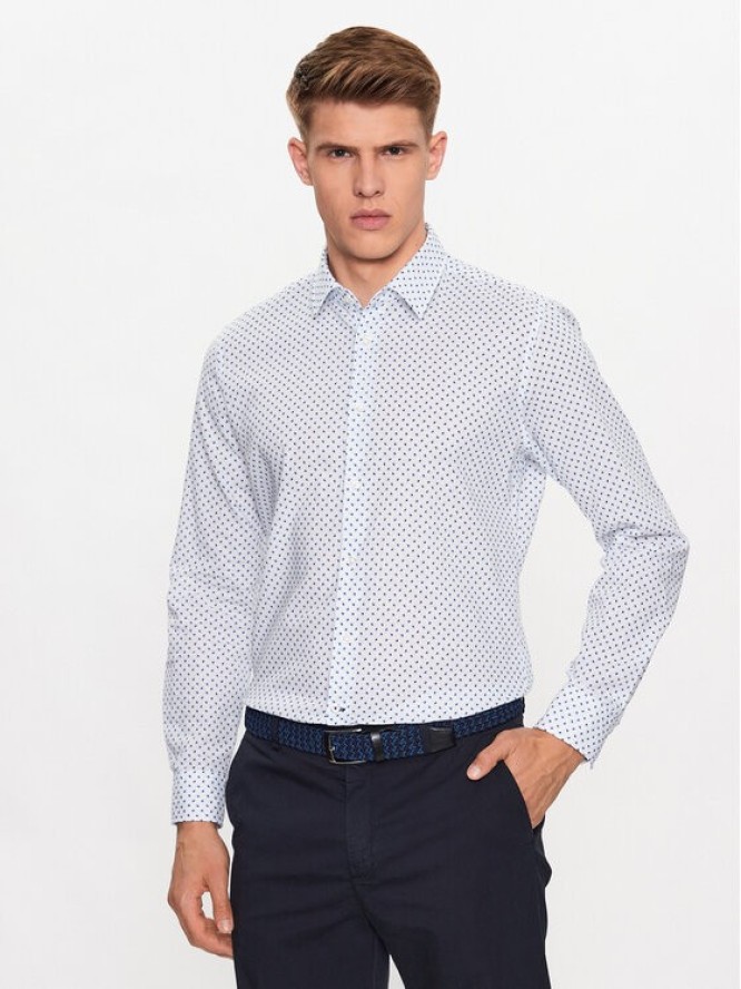 JOOP! Koszula 30036103 Niebieski Slim Fit