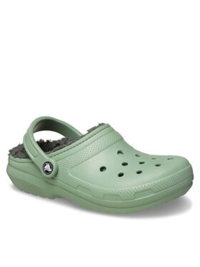 Crocs Klapki Classic Lined Clog 203591 Zielony