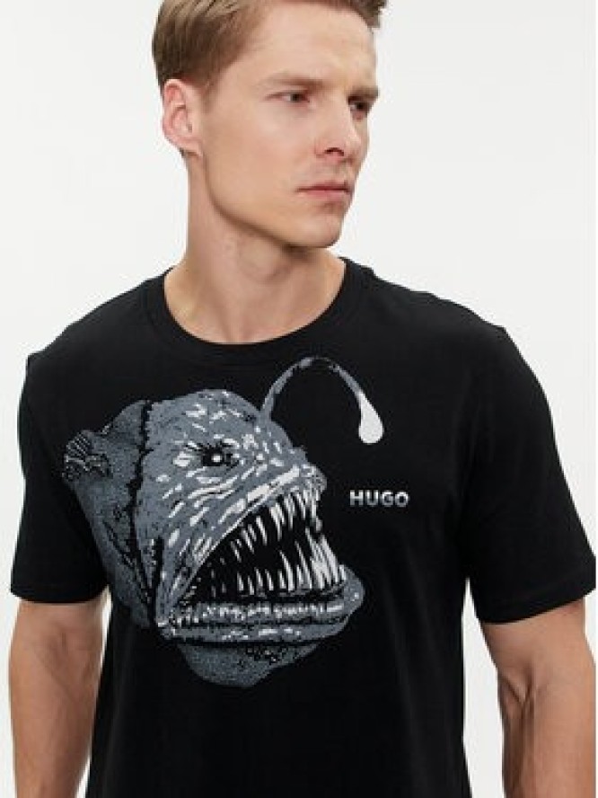 Hugo T-Shirt Dibeach 50513812 Czarny Regular Fit