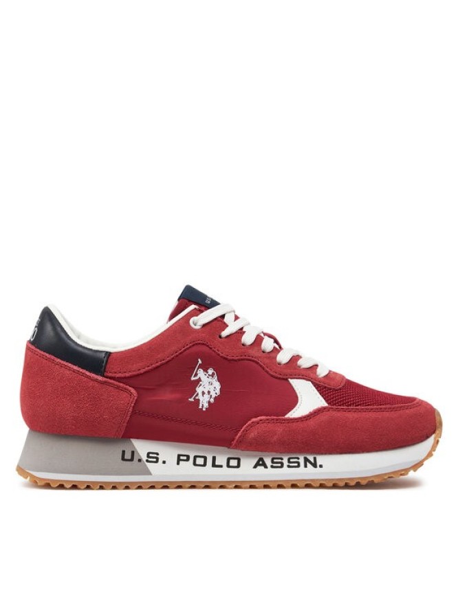 U.S. Polo Assn. Sneakersy CleeF006 CLEEF006/4TS1 Czerwony