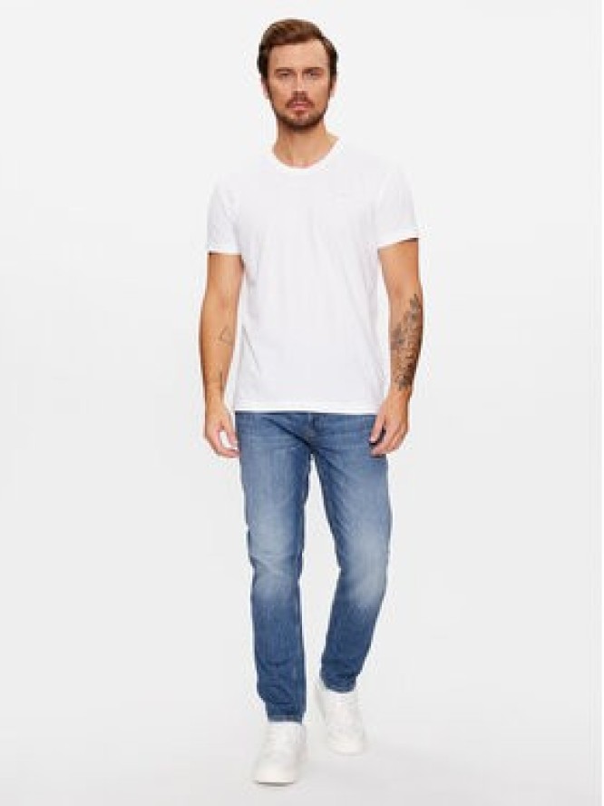 Gant Komplet 2 t-shirtów C-Neck 2 Pack 900002008 Biały Regular Fit