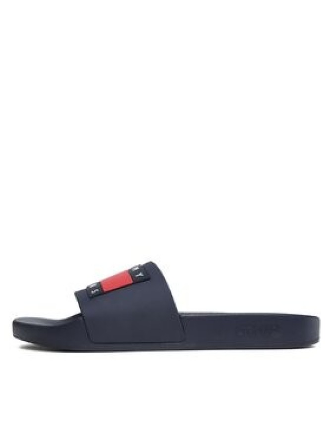 Tommy Jeans Klapki Pool Slide Ess EM0EM01191 Granatowy