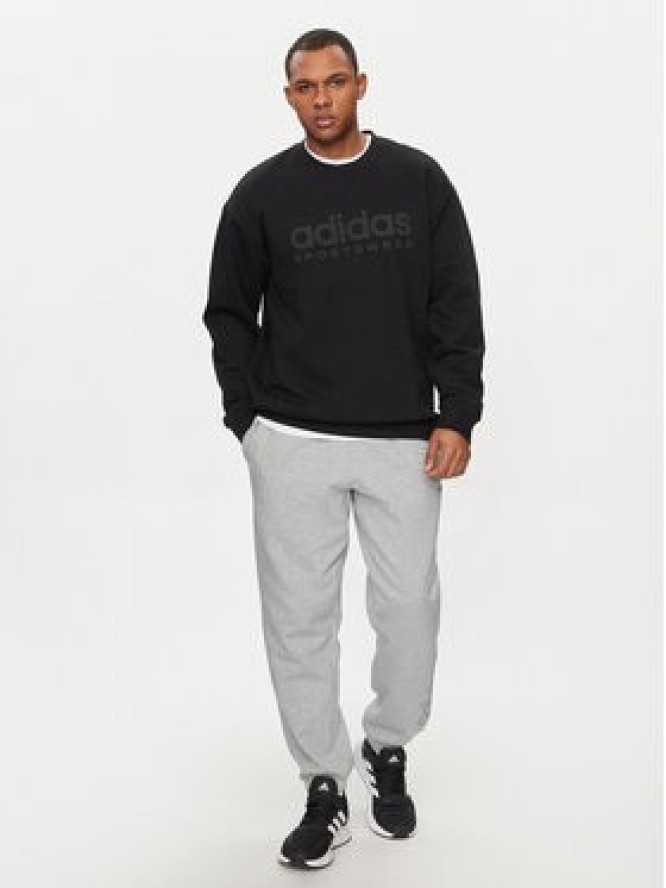 adidas Bluza ALL SZN Fleece Graphic IW1190 Czarny Regular Fit