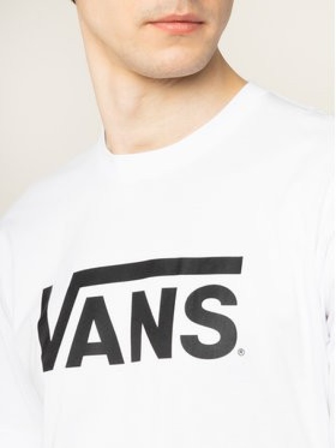 Vans T-Shirt Classic VN000GGGYB21 Biały Classic Fit