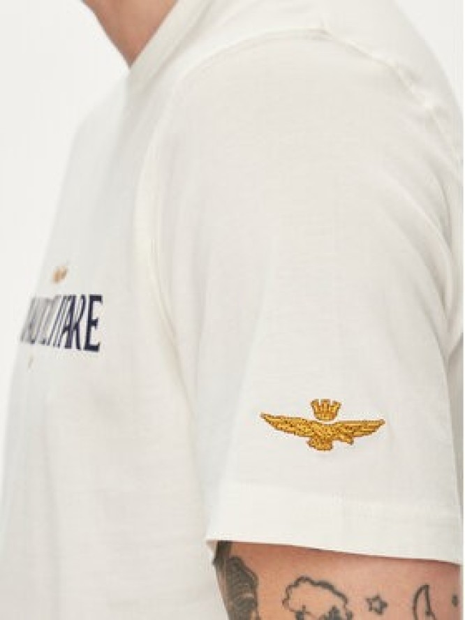 Aeronautica Militare T-Shirt 241TS2218J641 Biały Regular Fit