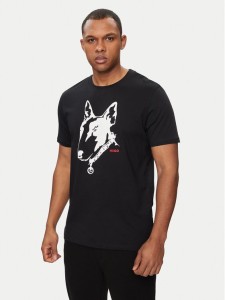 Hugo T-Shirt Dammock 50504916 Czarny Regular Fit