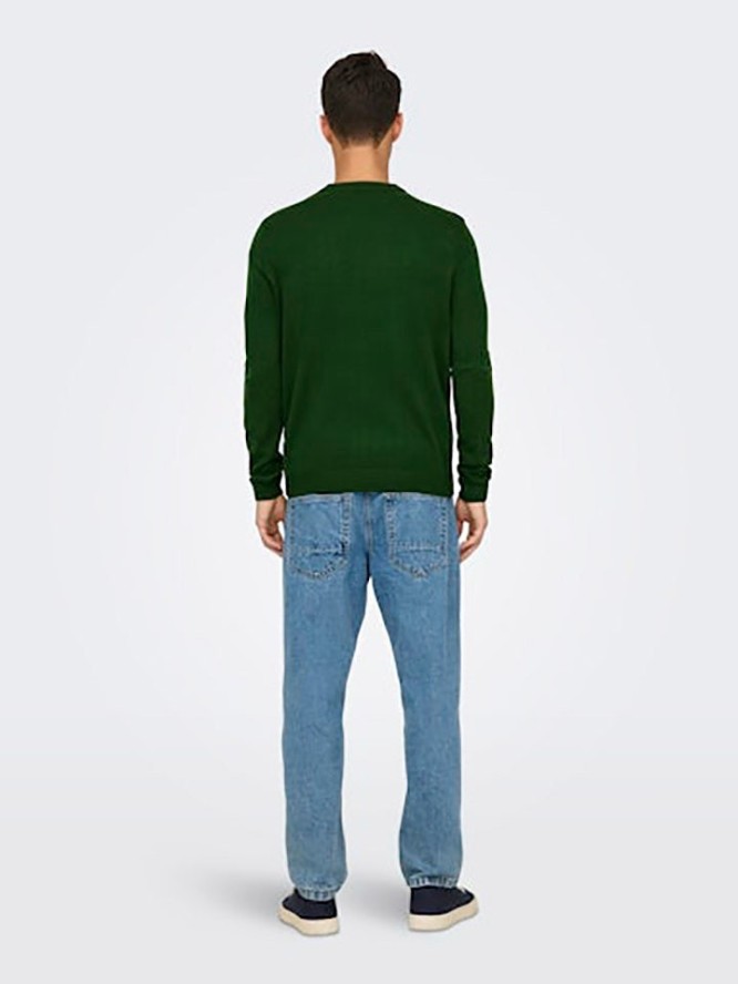 ONLY & SONS Sweter w kolorze zielonym rozmiar: M