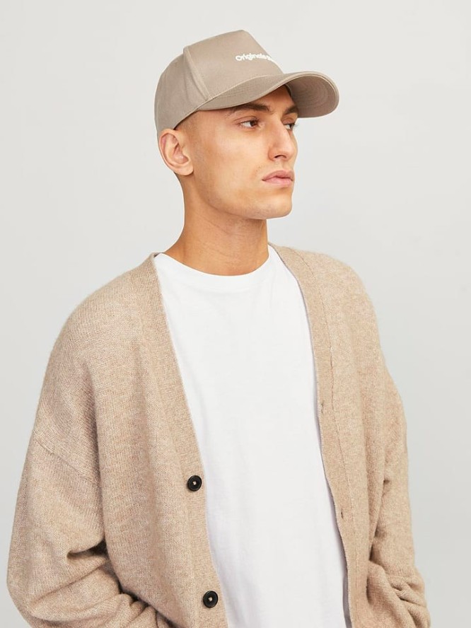 Jack & Jones Czapka w kolorze beżowym rozmiar: onesize