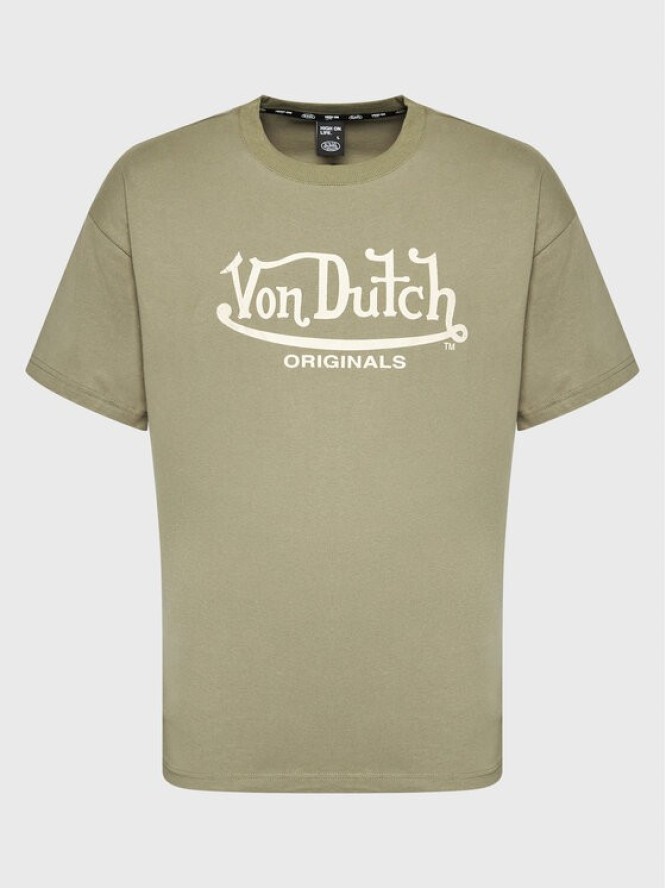 Von Dutch T-Shirt Lennon 6 330 059 Zielony Regular Fit