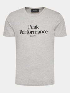 Peak Performance T-Shirt Original G77692090 Szary Slim Fit