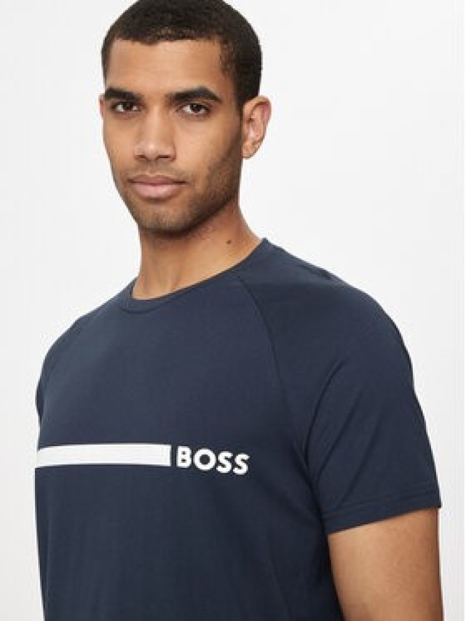Boss T-Shirt 50517970 Granatowy Slim Fit