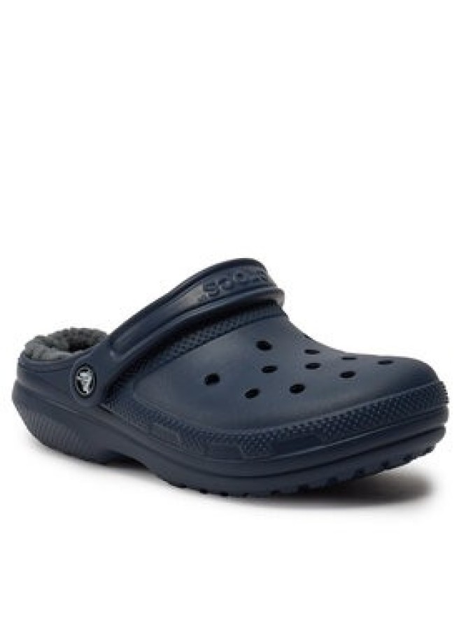 Crocs Klapki Classic Lined Clog 203591 Granatowy