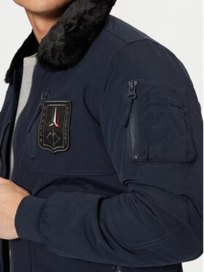 Aeronautica Militare Kurtka bomber 242AB2106CT3151 Granatowy Regular Fit