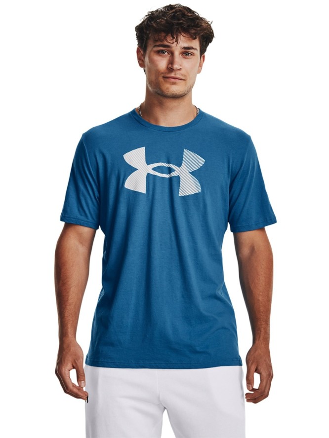 T-shirt męski Under Armour UA BIG LOGO FILL SS - niebieski