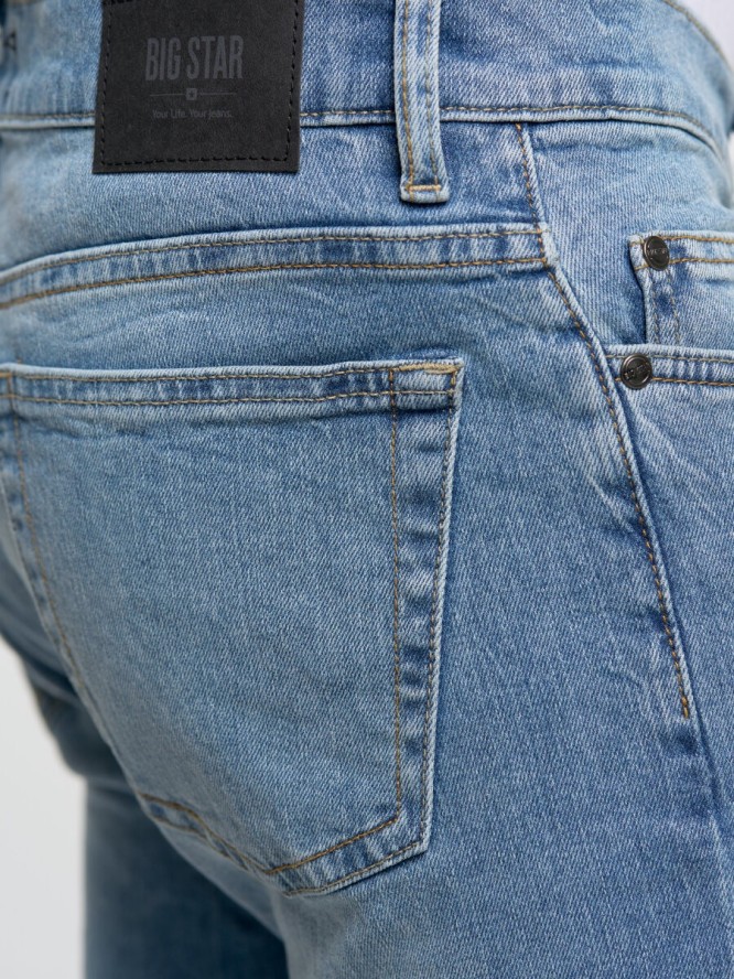 Spodnie jeans męskie dopasowane Tobias 295