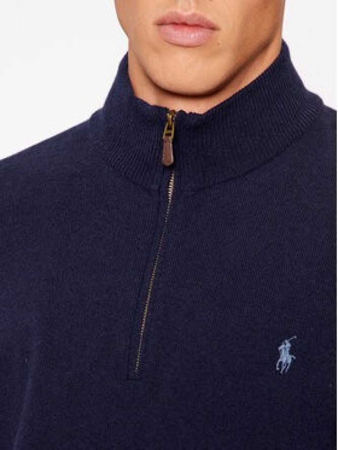 Polo Ralph Lauren Sweter 710876756001 Granatowy Regular Fit