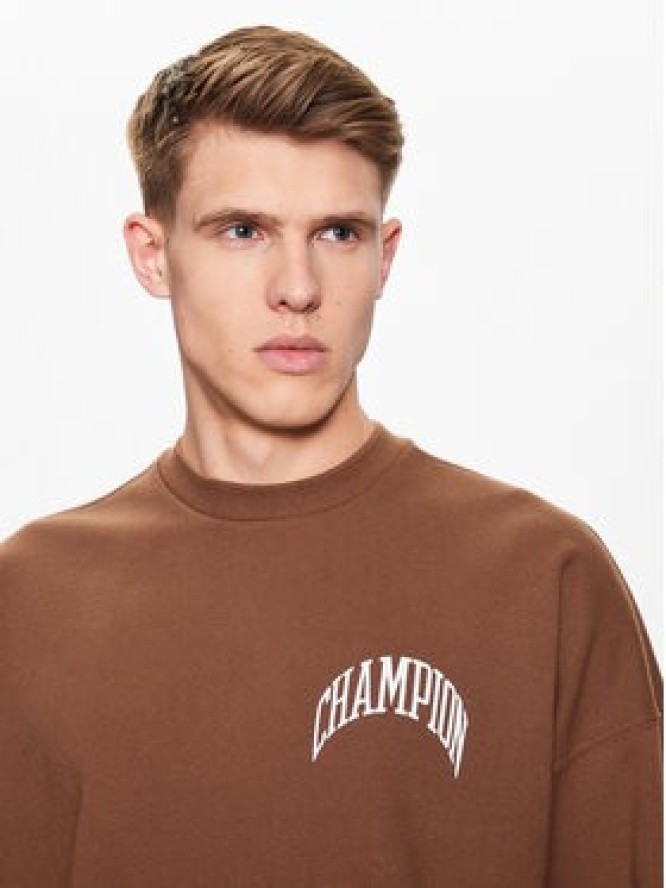 Champion Bluza 218517 Brązowy Relaxed Fit