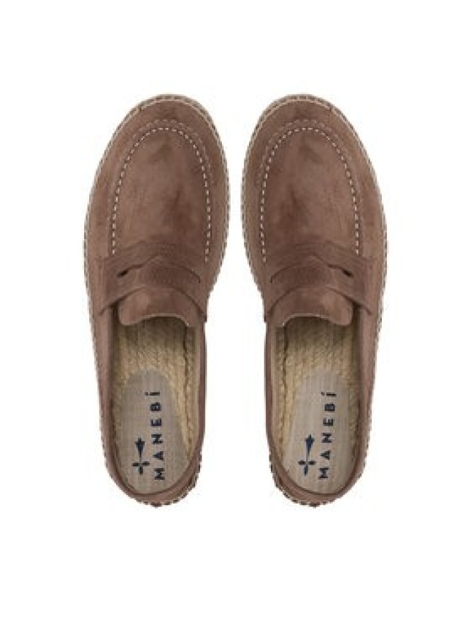 Manebi Espadryle Loafers Espadrilles M 2.9 L0 Brązowy