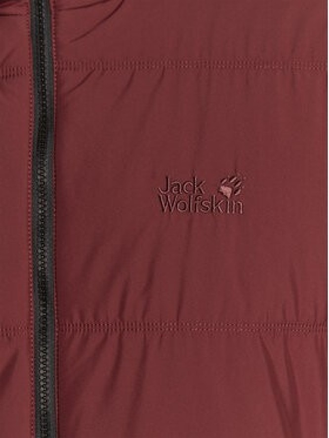 Jack Wolfskin Kurtka puchowa North York 1206381 Bordowy Regular Fit