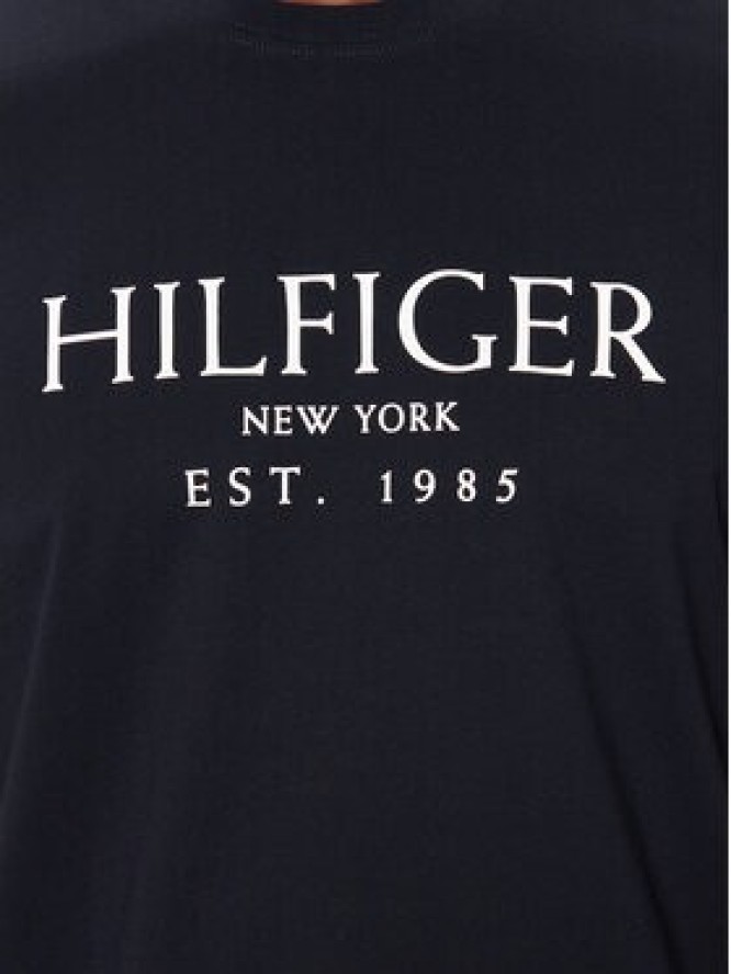 Tommy Hilfiger T-Shirt MW0MW36499 Granatowy Regular Fit