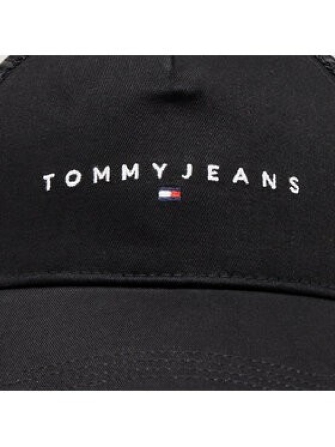 Tommy Jeans Czapka z daszkiem Tjm Linear Logo Trucker Cap AM0AM12424 Czarny