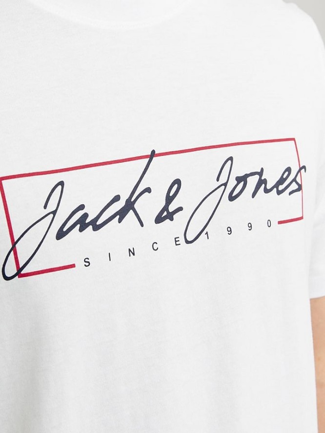 Jack & Jones Koszulka w kolorze białym rozmiar: M