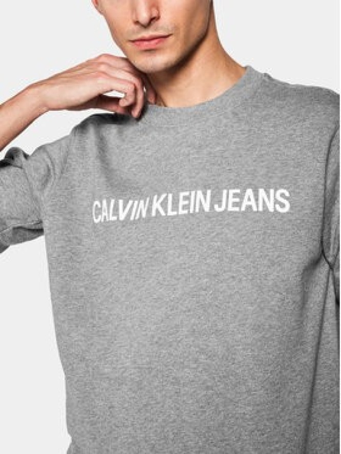 Calvin Klein Jeans Bluza J30J307757 Szary Regular Fit