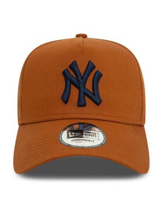 New Era Czapka z daszkiem New York Yankees League Essential 9FORTY E-Frame 60580697 Brązowy